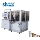White Automatic Paper Coffee Cup Making Machine Single and Double PE Coated Paper
