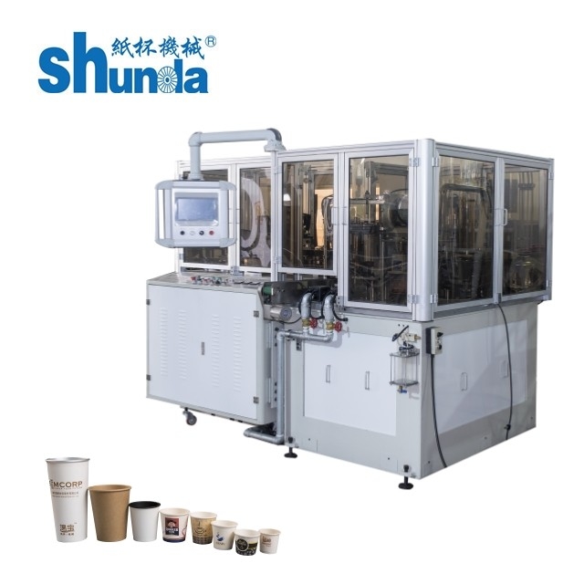 Fully Automatc Disposable Paper Bowl Making Machine High Speed Paper Cup Machine With Ultrasonic Heating System