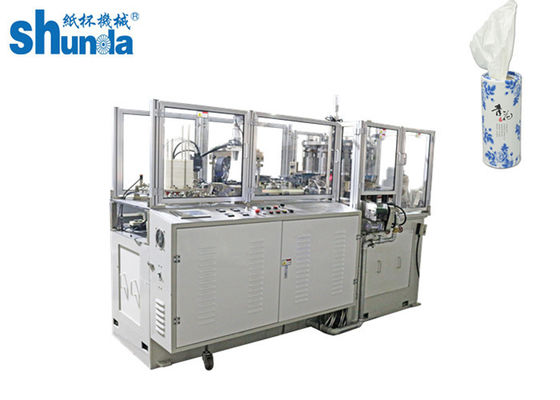 التلقائي بالكامل OEM / ODM سيارة حامل الأنسجة حالة الورق أنبوب تشكيل آلة 12KW ، 380V / 220V ، 60HZ / 50HZ مع الموجات فوق الصوتية